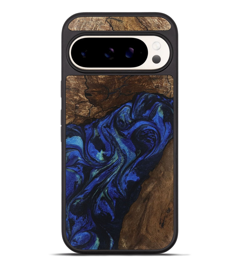 Pixel 9 Pro XL Wood Phone Case - Zion (Blue, 746698)