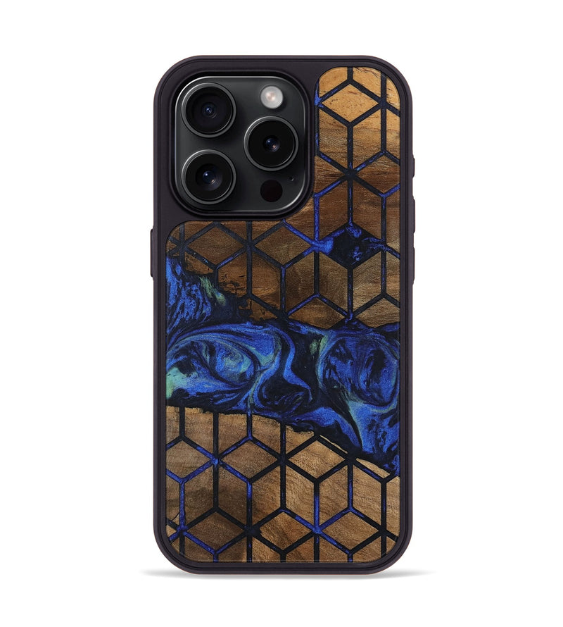 iPhone 15 Pro Wood Phone Case - Truett (Pattern, 746699)