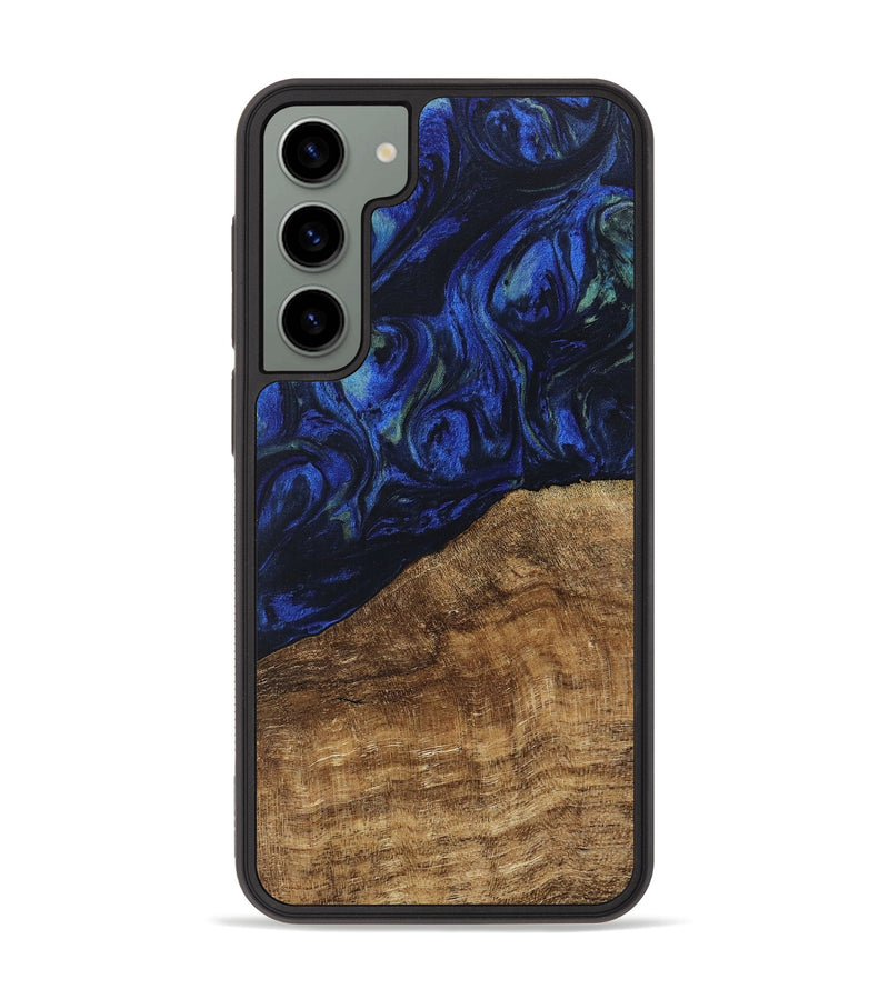 Galaxy S23 Plus Wood Phone Case - Wheeler (Blue, 746702)