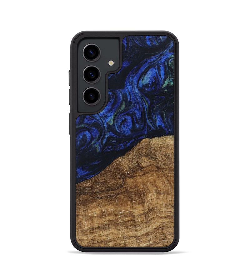 Galaxy S24 Wood Phone Case - Wheeler (Blue, 746702)