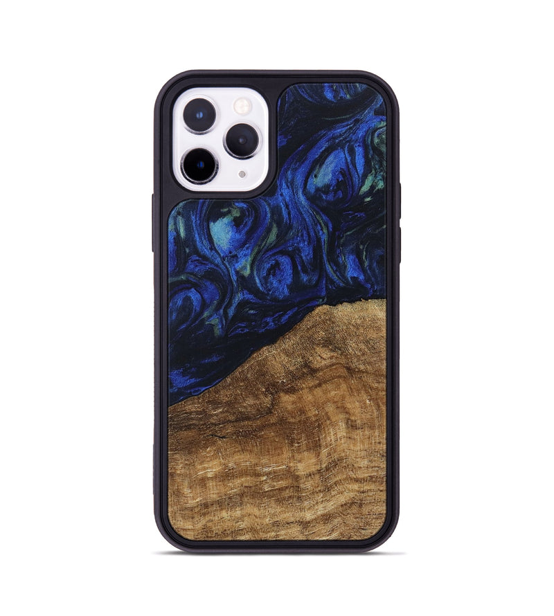 iPhone 11 Pro Wood Phone Case - Wheeler (Blue, 746702)