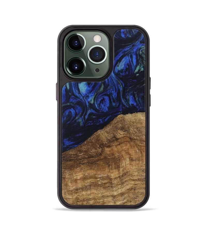 iPhone 13 Pro Wood Phone Case - Wheeler (Blue, 746702)