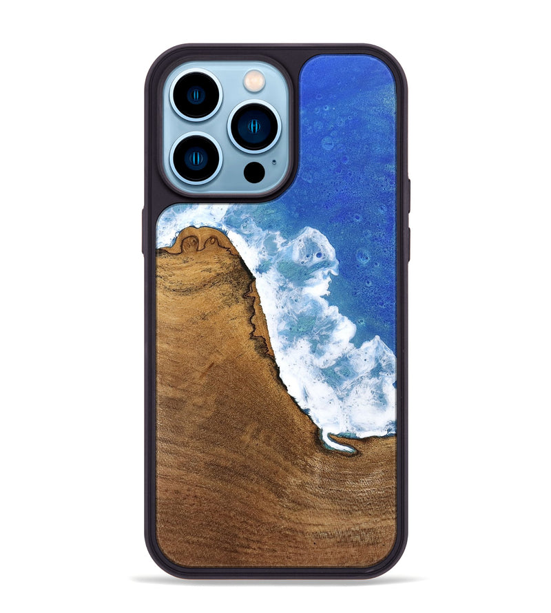 iPhone 14 Pro Max Wood Phone Case - Clara (Coastal, 746707)