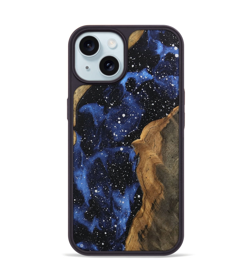 iPhone 15 Wood Phone Case - Stefan (Cosmos, 746711)