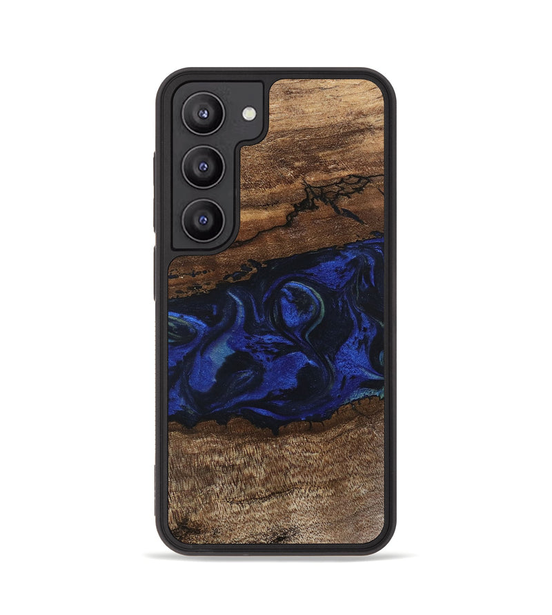 Galaxy S23 Wood Phone Case - Jemma (Blue, 746725)