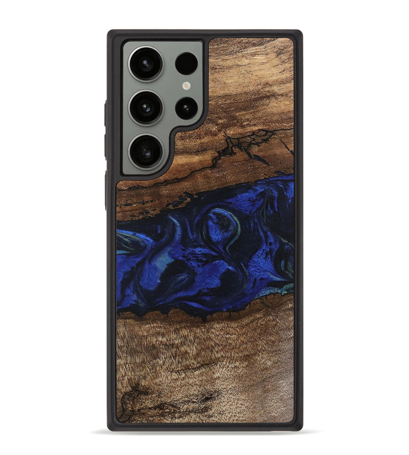 Galaxy S23 Ultra Wood Phone Case - Jemma (Blue, 746725)