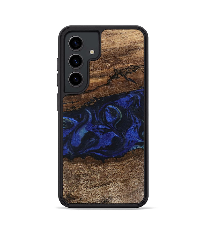 Galaxy S24 Wood Phone Case - Jemma (Blue, 746725)