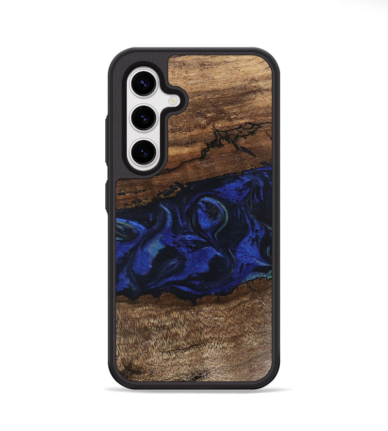 Galaxy S25 Plus Wood Phone Case - Jemma (Blue, 746725)