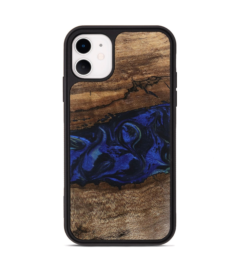 iPhone 11 Wood Phone Case - Jemma (Blue, 746725)