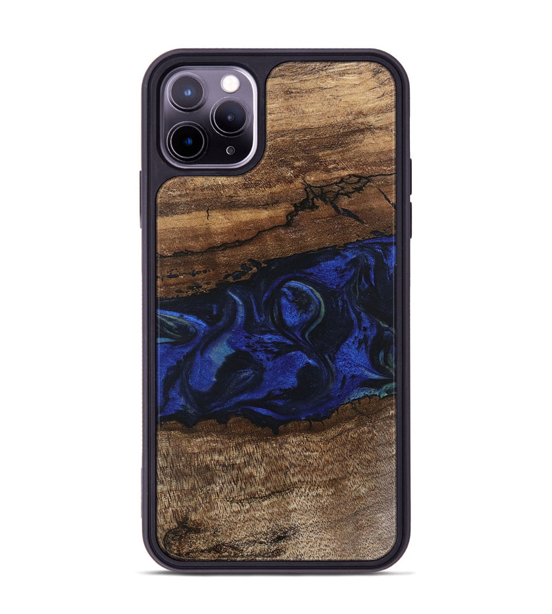 iPhone 11 Pro Max Wood Phone Case - Jemma (Blue, 746725)