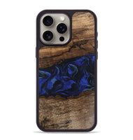 iPhone 15 Pro Max Wood Phone Case - Jemma (Blue, 746725)