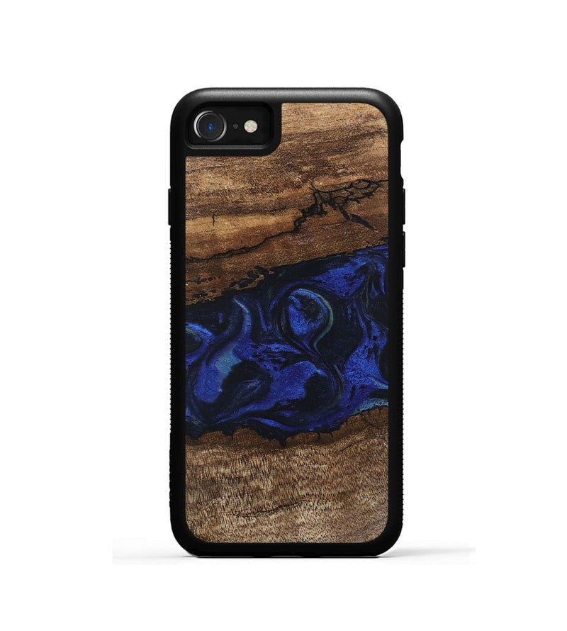 iPhone SE Wood Phone Case - Jemma (Blue, 746725)