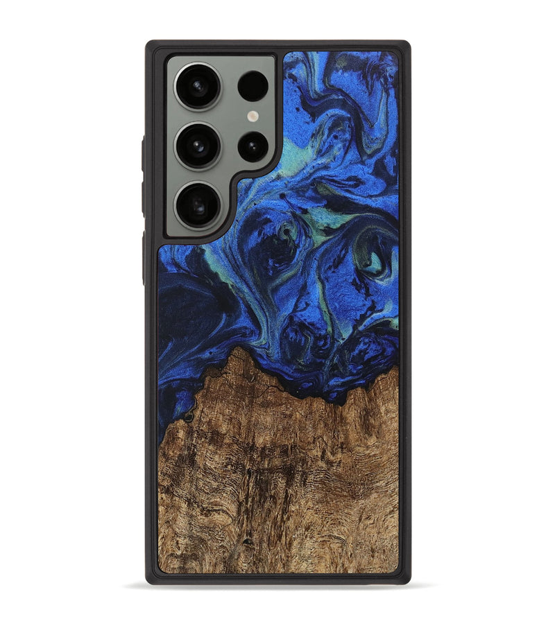 Galaxy S23 Ultra Wood Phone Case - Carlee (Blue, 746726)