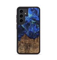 Galaxy S24 Wood Phone Case - Carlee (Blue, 746726)