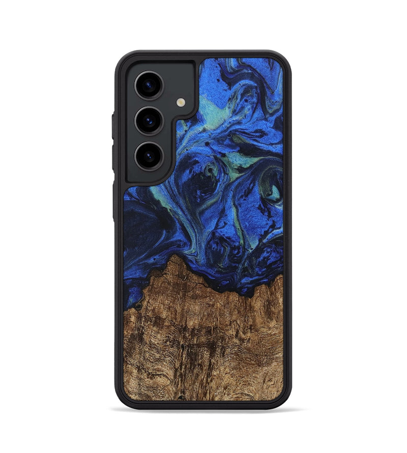 Galaxy S24 Wood Phone Case - Carlee (Blue, 746726)