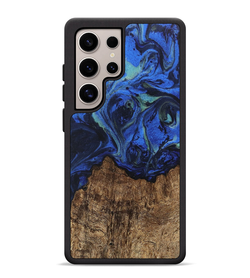 Galaxy S25 Ultra Wood Phone Case - Carlee (Blue, 746726)