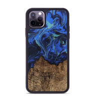 iPhone 11 Pro Max Wood Phone Case - Carlee (Blue, 746726)