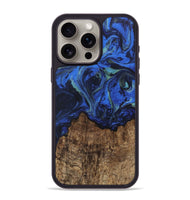 iPhone 15 Pro Max Wood Phone Case - Carlee (Blue, 746726)