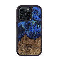 iPhone 15 Pro Wood Phone Case - Carlee (Blue, 746726)