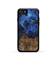 iPhone SE Wood Phone Case - Carlee (Blue, 746726)