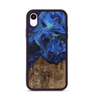 iPhone Xr Wood Phone Case - Carlee (Blue, 746726)