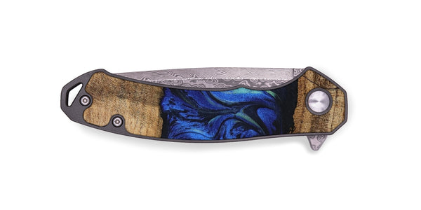 EDC Wood Pocket Knife - Tawanda (Blue, 746730)