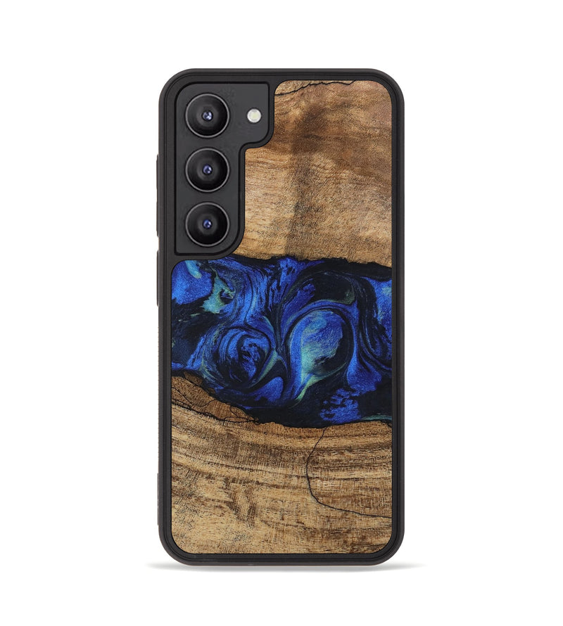 Galaxy S23 Wood Phone Case - Tawanda (Blue, 746730)