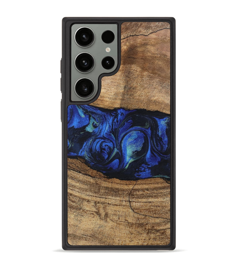 Galaxy S23 Ultra Wood Phone Case - Tawanda (Blue, 746730)