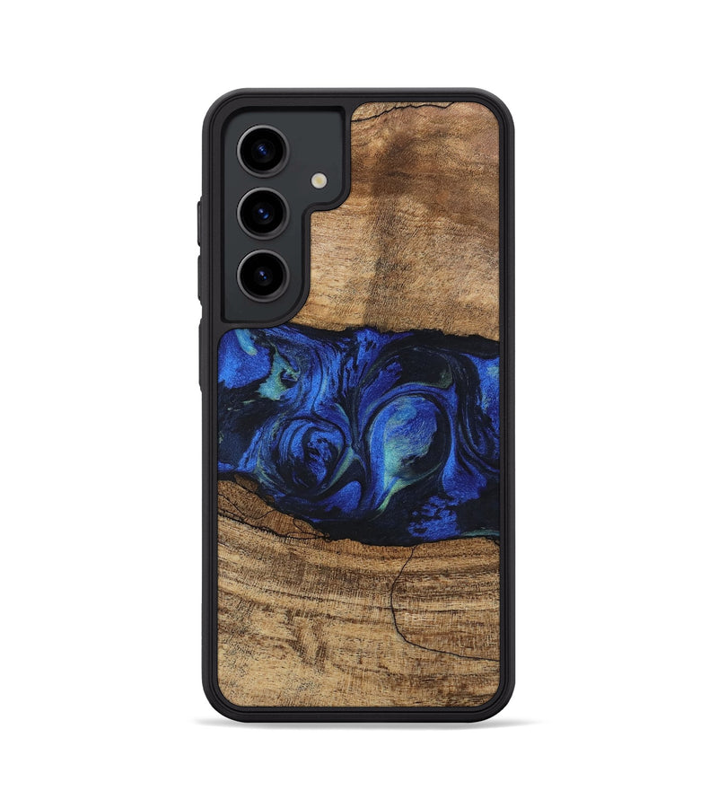 Galaxy S24 Wood Phone Case - Tawanda (Blue, 746730)