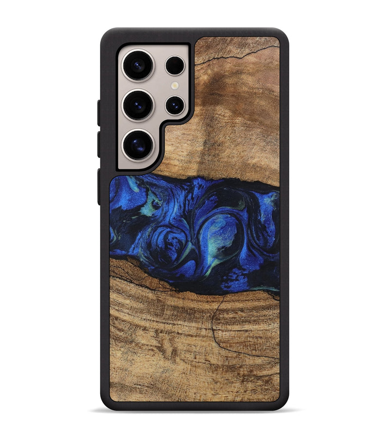 Galaxy S25 Ultra Wood Phone Case - Tawanda (Blue, 746730)