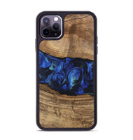 iPhone 11 Pro Max Wood Phone Case - Tawanda (Blue, 746730)