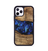 iPhone 11 Pro Wood Phone Case - Tawanda (Blue, 746730)