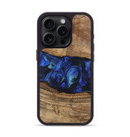 iPhone 15 Pro Wood Phone Case - Tawanda (Blue, 746730)