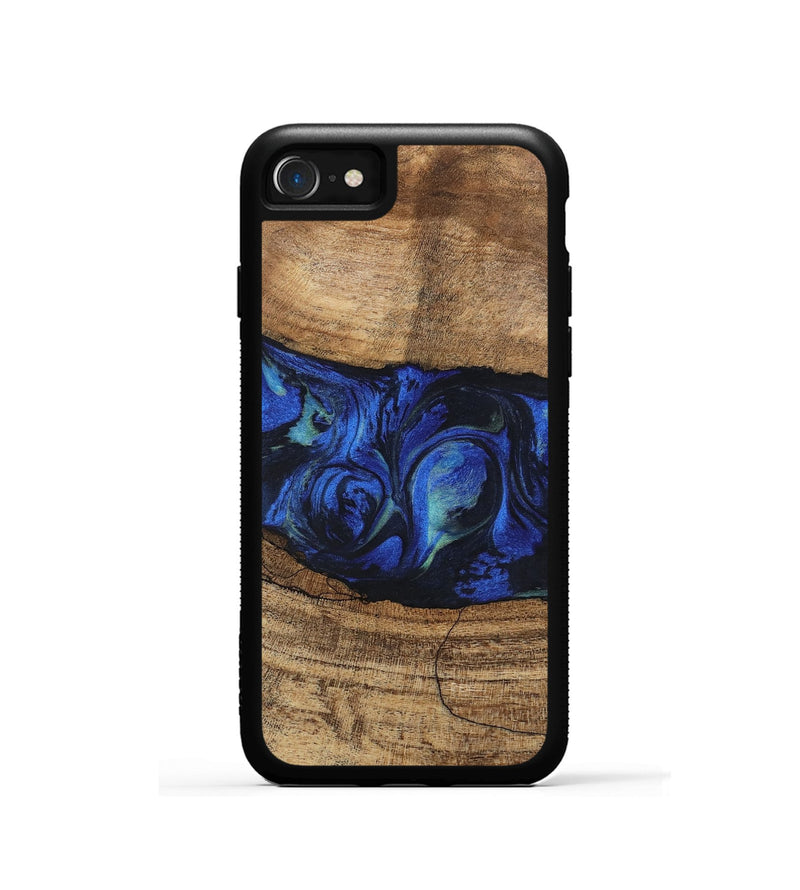 iPhone SE Wood Phone Case - Tawanda (Blue, 746730)