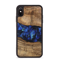 iPhone Xs Max Wood Phone Case - Tawanda (Blue, 746730)