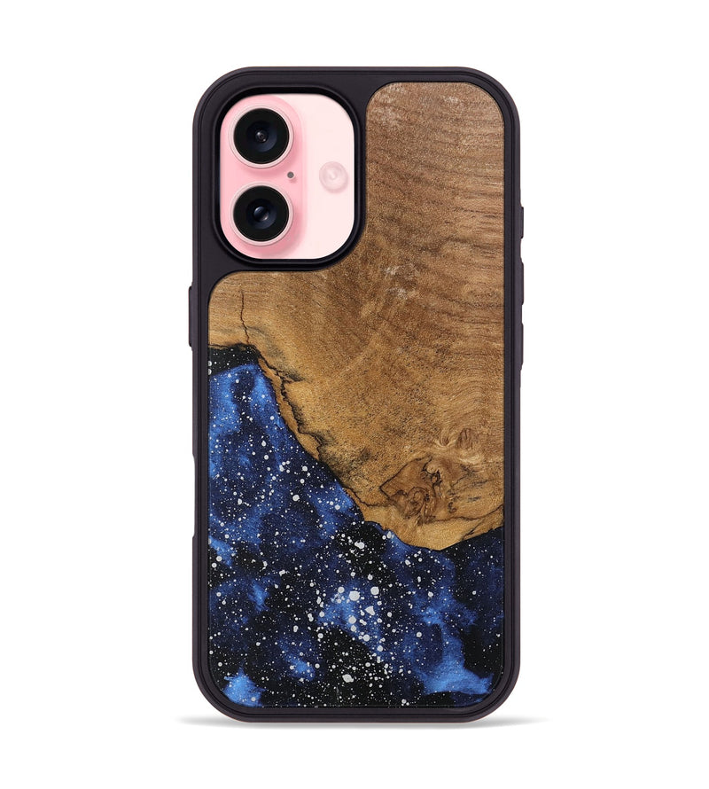 iPhone 16 Wood Phone Case - Kalani (Cosmos, 746734)