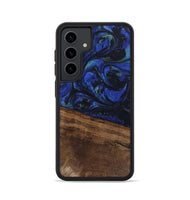 Galaxy S24 Wood Phone Case - Aimee (Blue, 746737)