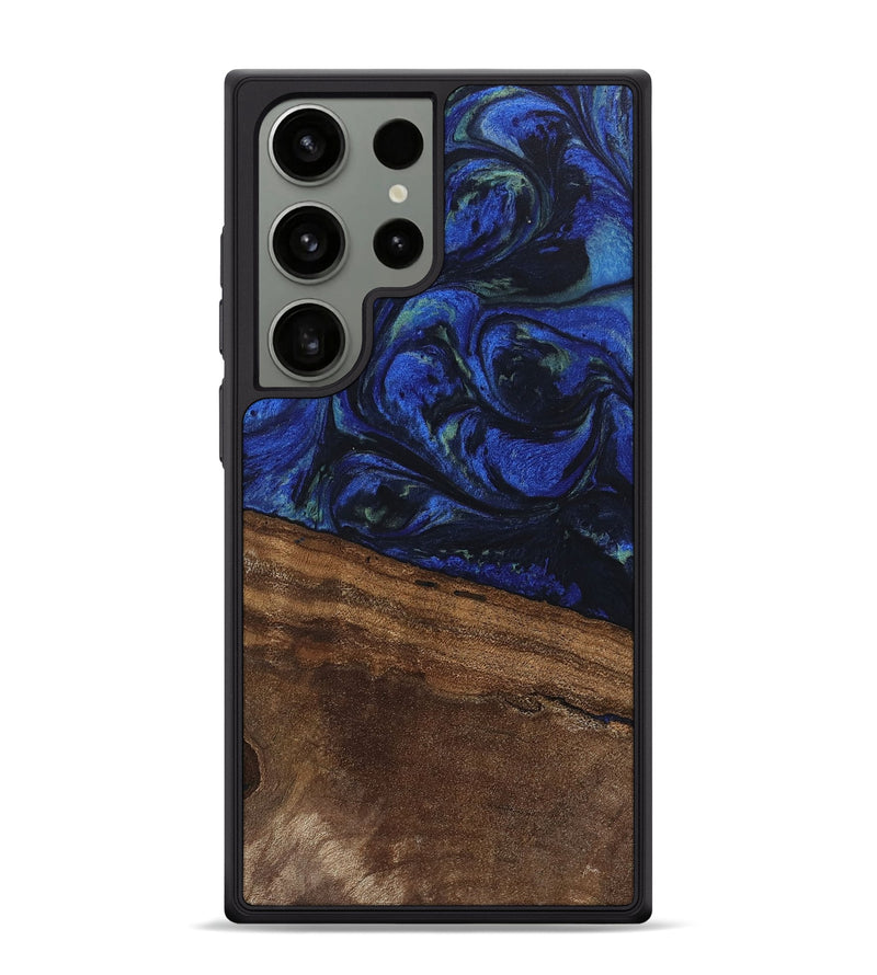 Galaxy S24 Ultra Wood Phone Case - Aimee (Blue, 746737)