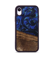 iPhone Xr Wood Phone Case - Aimee (Blue, 746737)