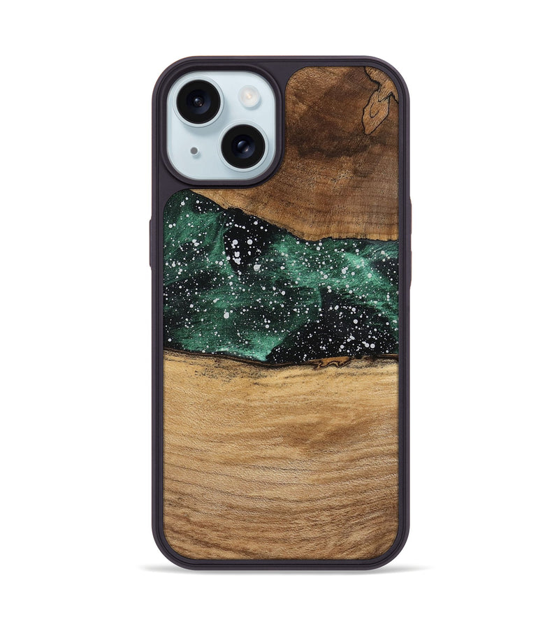 iPhone 15 Wood Phone Case - Vinnie (Cosmos, 746740)