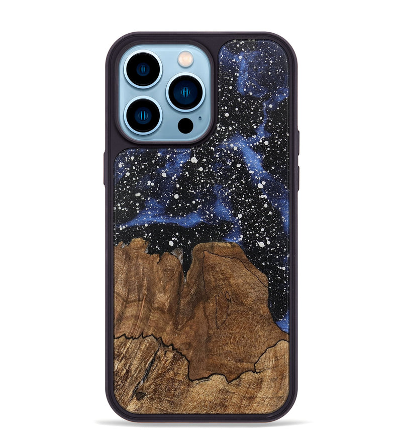 iPhone 14 Pro Max Wood Phone Case - Mellie (Cosmos, 746745)