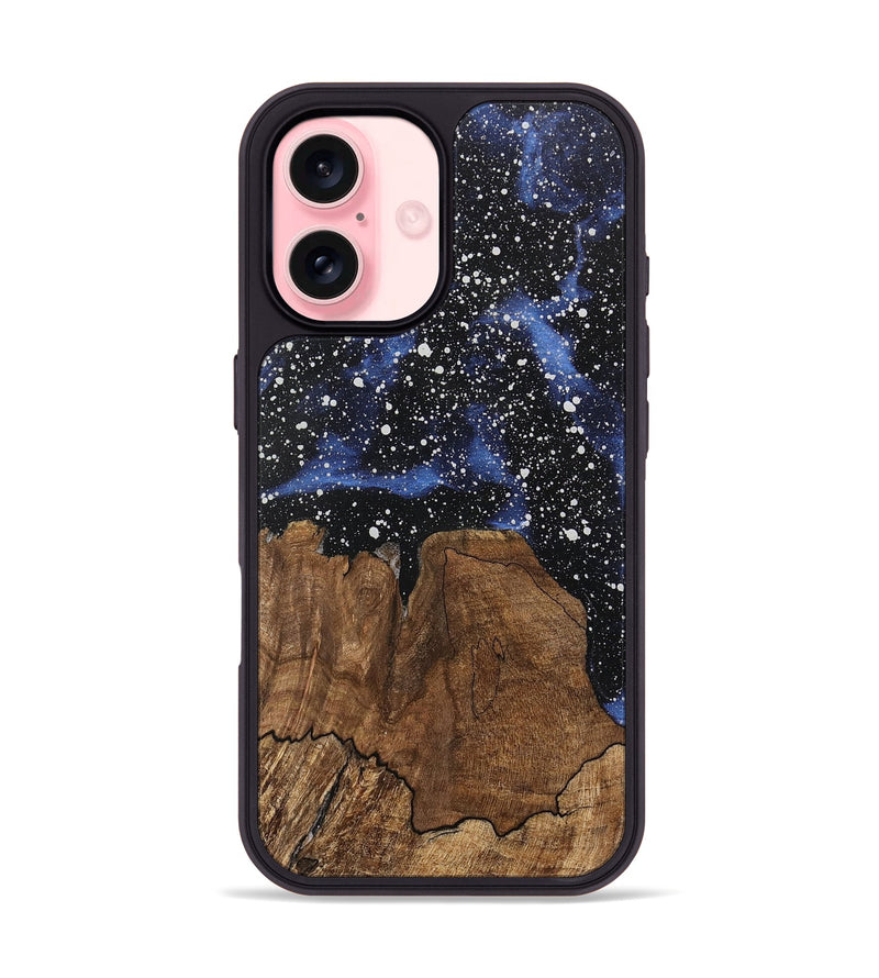 iPhone 16 Wood Phone Case - Mellie (Cosmos, 746745)