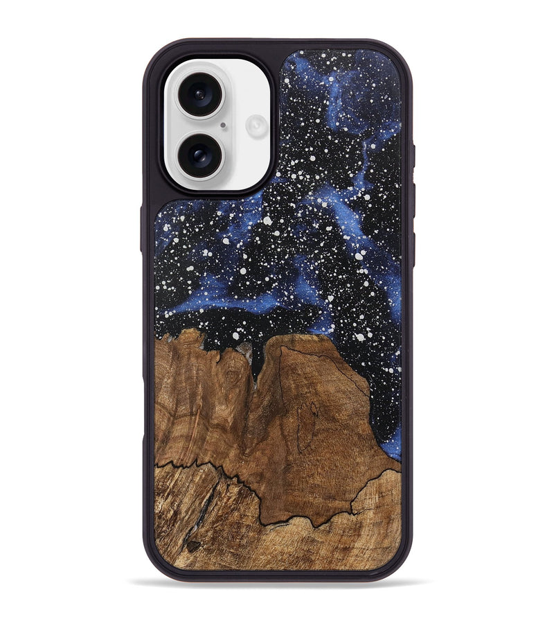 iPhone 16 Plus Wood Phone Case - Mellie (Cosmos, 746745)