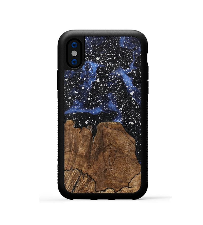 iPhone Xs Wood Phone Case - Mellie (Cosmos, 746745)