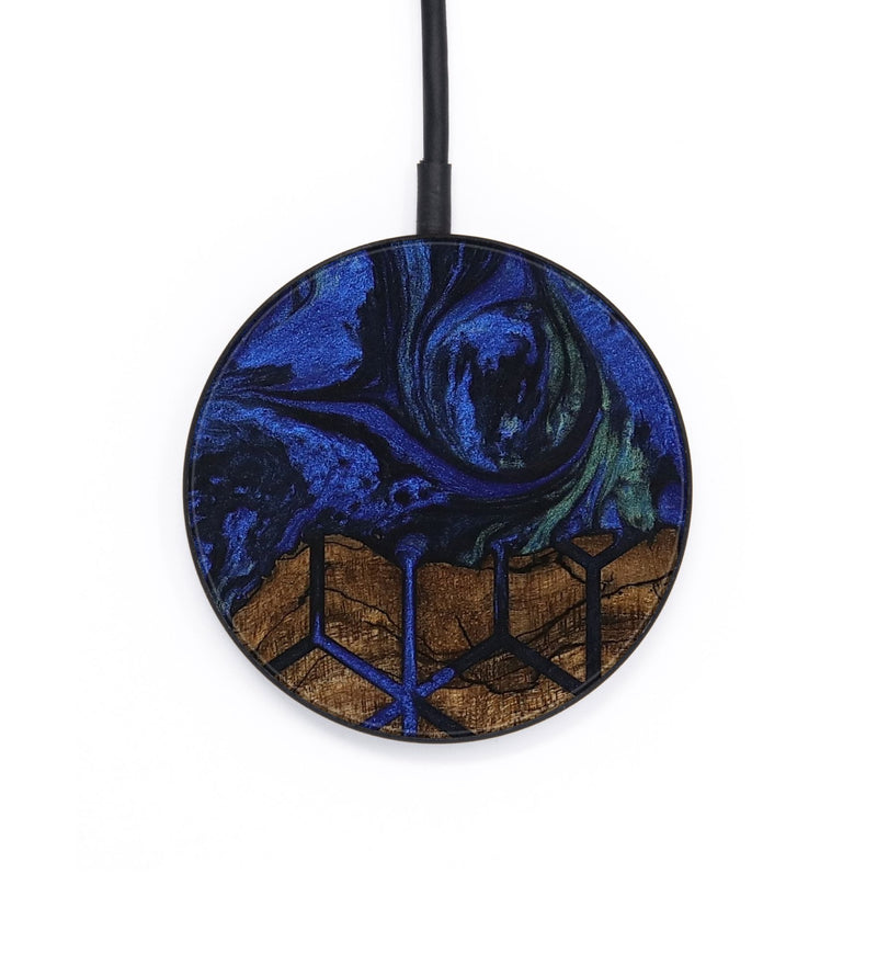 Circle Wood Wireless Charger - Ana (Pattern, 746750)