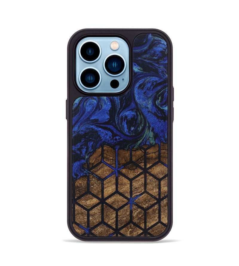 iPhone 14 Pro Wood Phone Case - Ana (Pattern, 746750)