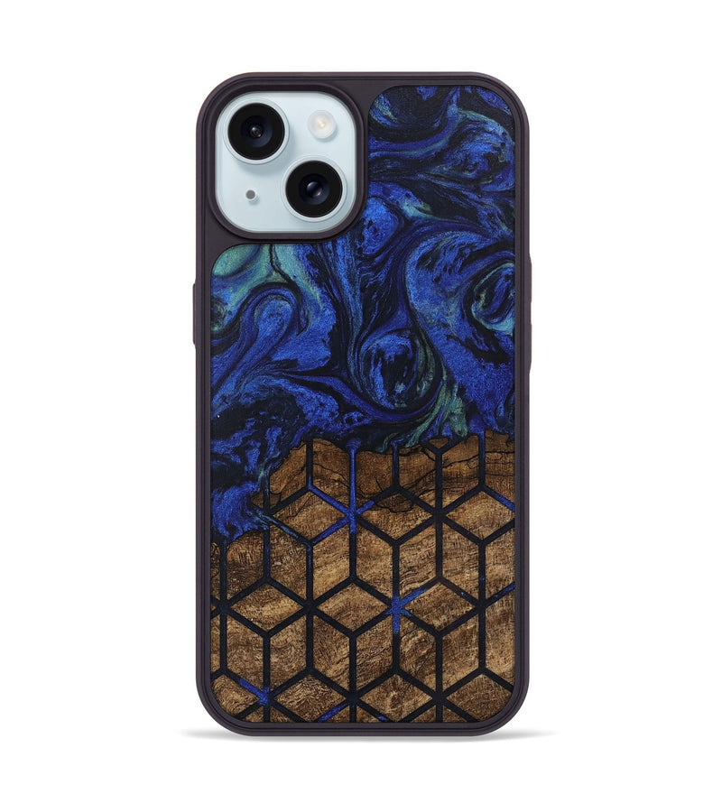 iPhone 15 Wood Phone Case - Ana (Pattern, 746750)