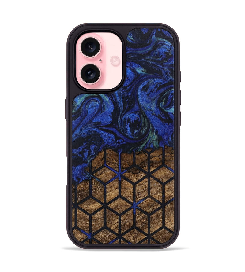 iPhone 16 Wood Phone Case - Ana (Pattern, 746750)