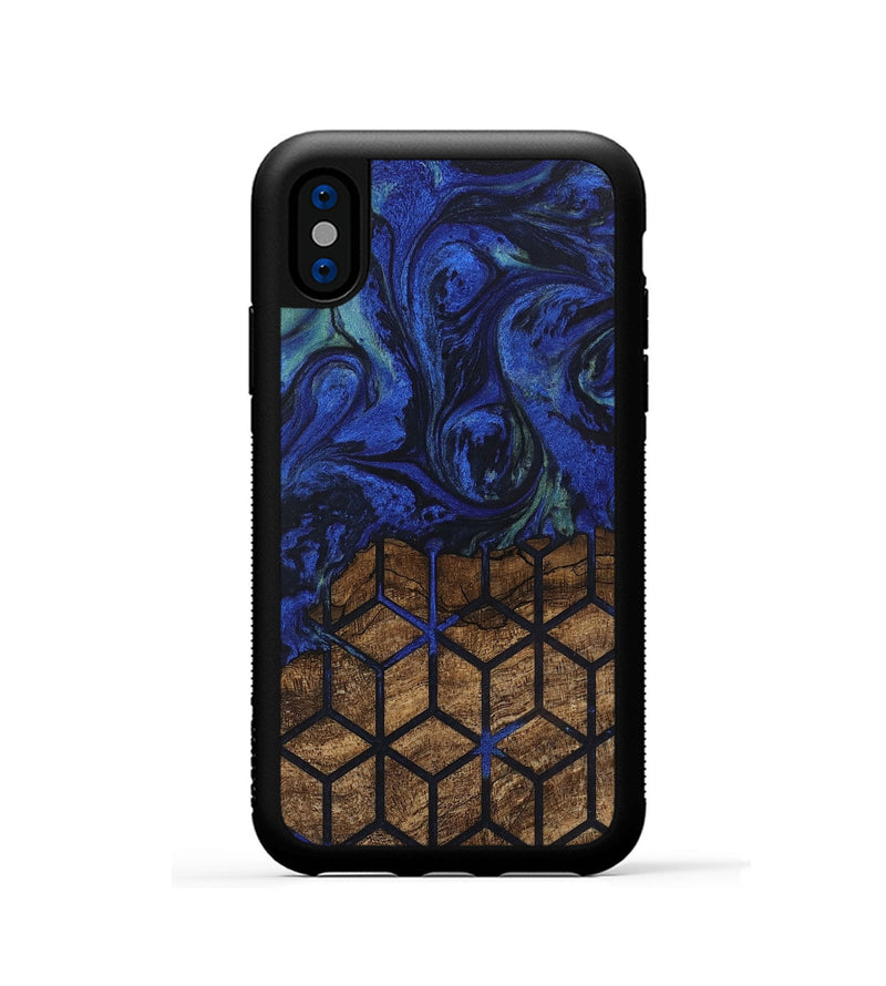 iPhone Xs Wood Phone Case - Ana (Pattern, 746750)