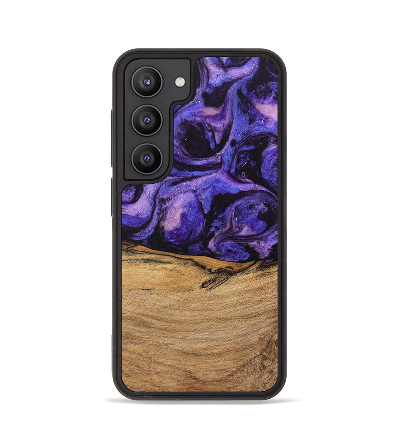 Galaxy S23 Wood Phone Case - Karyme (Purple, 746751)